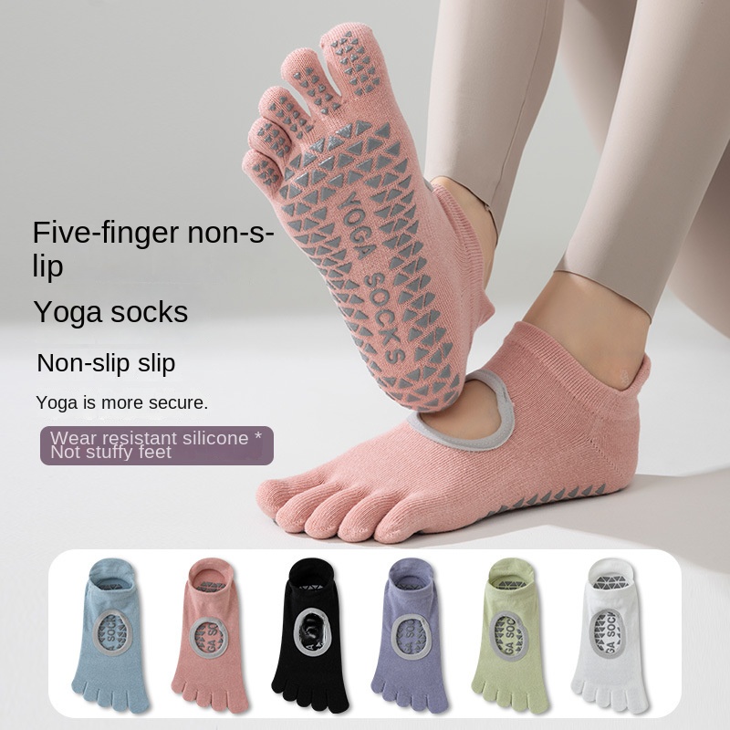 Medias Para Pilates Y Yoga - Calcetines de Yoga de Cinco Dedos