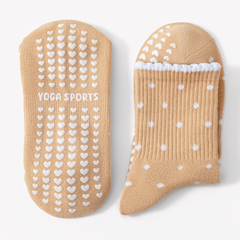 Calcetines de yoga marrones pa - Medias Para Pilates Y Yoga reseña y precio