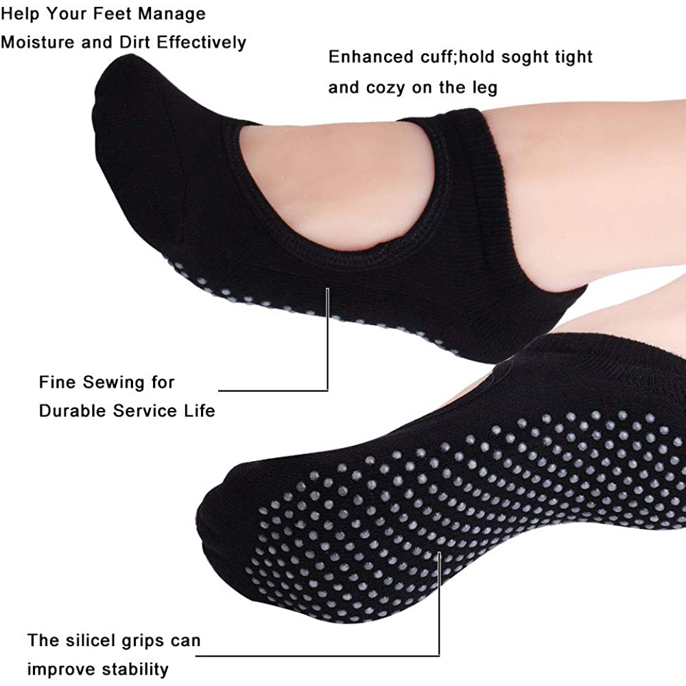 Calcetines antideslizantes con - Pilate Yoga Workout reseña y precio